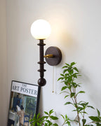 Yarrellark Wood Wall Light-Moonnatur