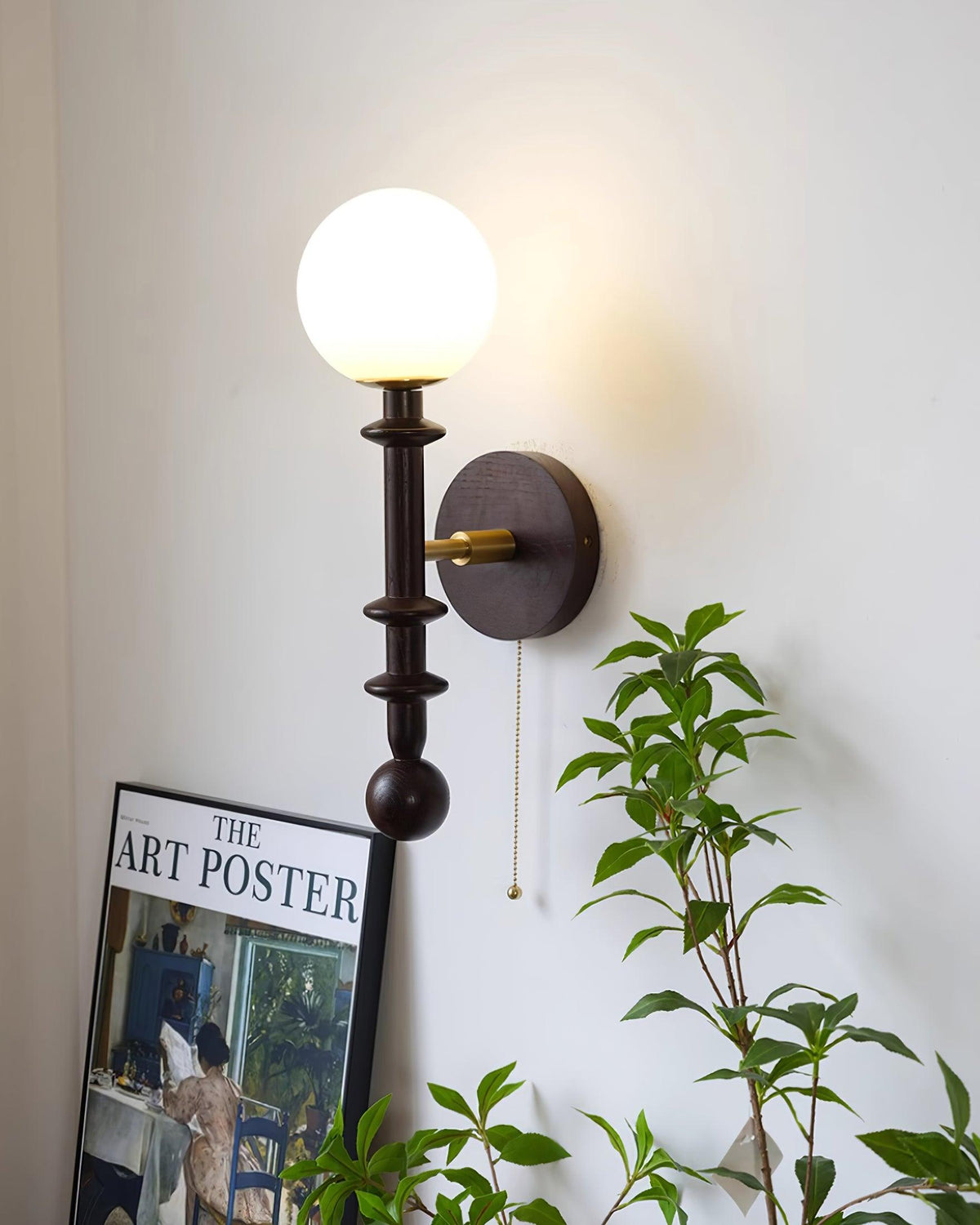 Yarrellark Wood Wall Light-Moonnatur
