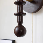 Yarrellark Wood Wall Light-Moonnatur