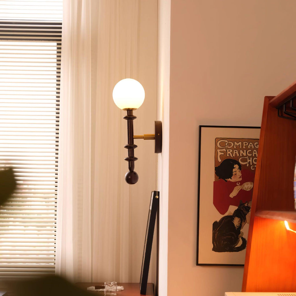 Yarrellark Wood Wall Light-Moonnatur