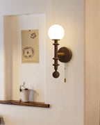 Yarrellark Wood Wall Light-Moonnatur