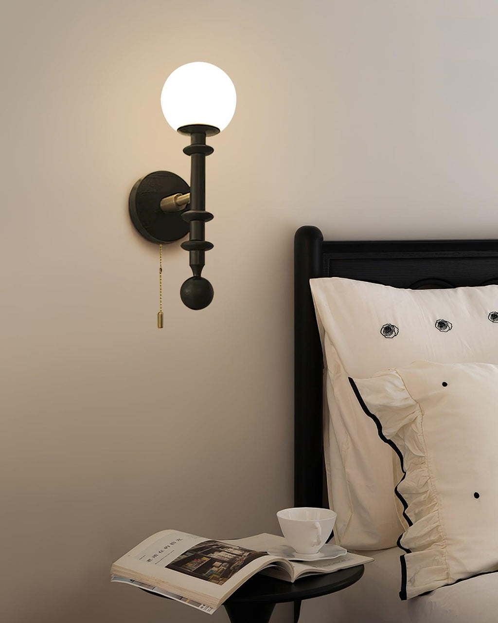 Yarrellark Wood Wall Light-Moonnatur