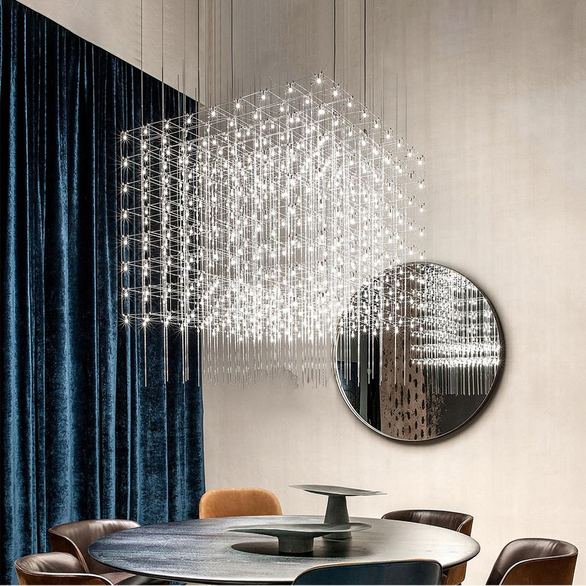 Calenelle Acrylic Pendant Light-Moonnatur