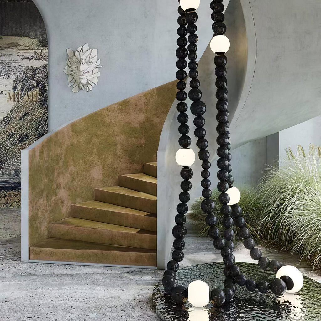Enveriel Glass Chandelier-Moonnatur