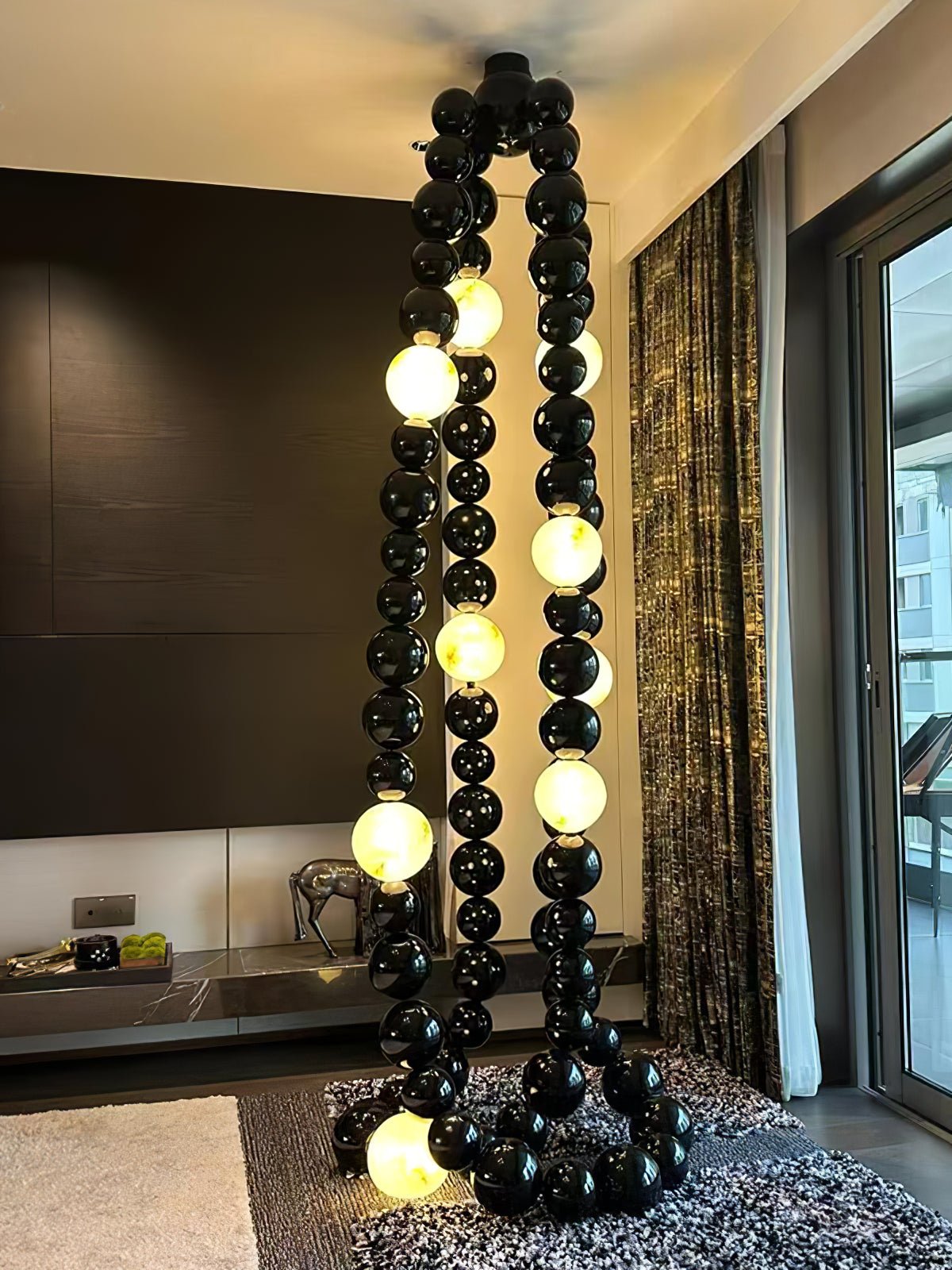 Enveriel Glass Chandelier-Moonnatur