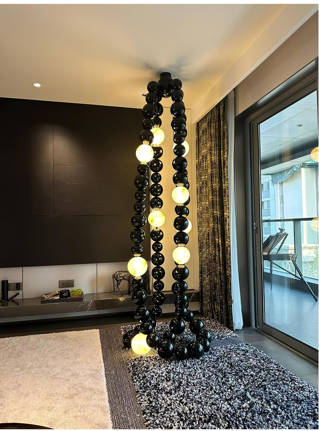 Enveriel Glass Chandelier-Moonnatur