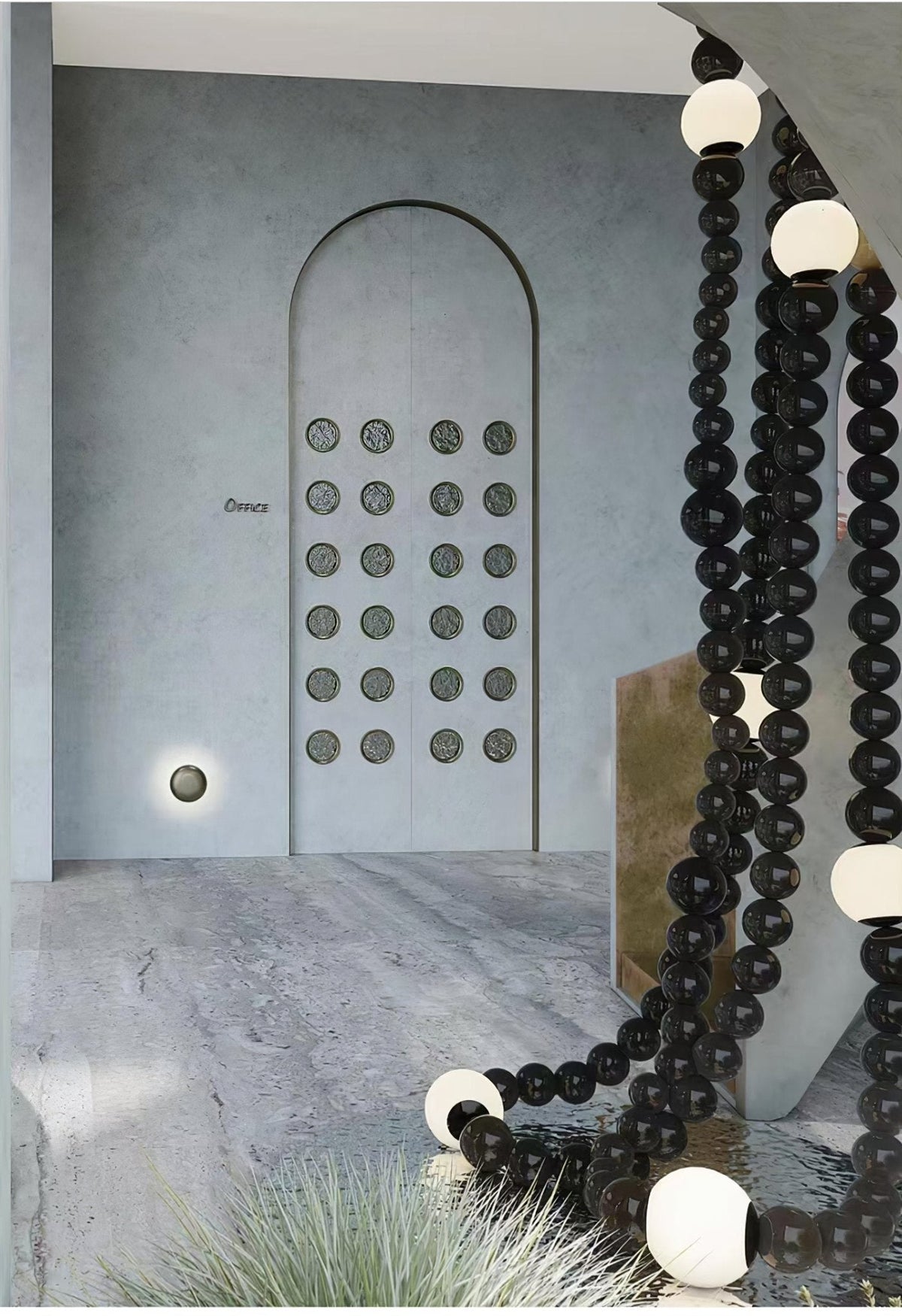 Enveriel Glass Chandelier-Moonnatur