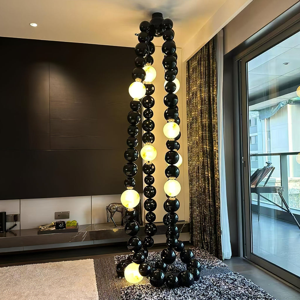 Enveriel Glass Chandelier-Moonnatur