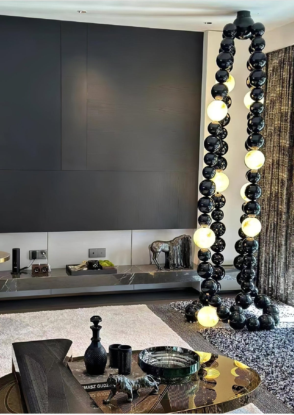 Enveriel Glass Chandelier-Moonnatur