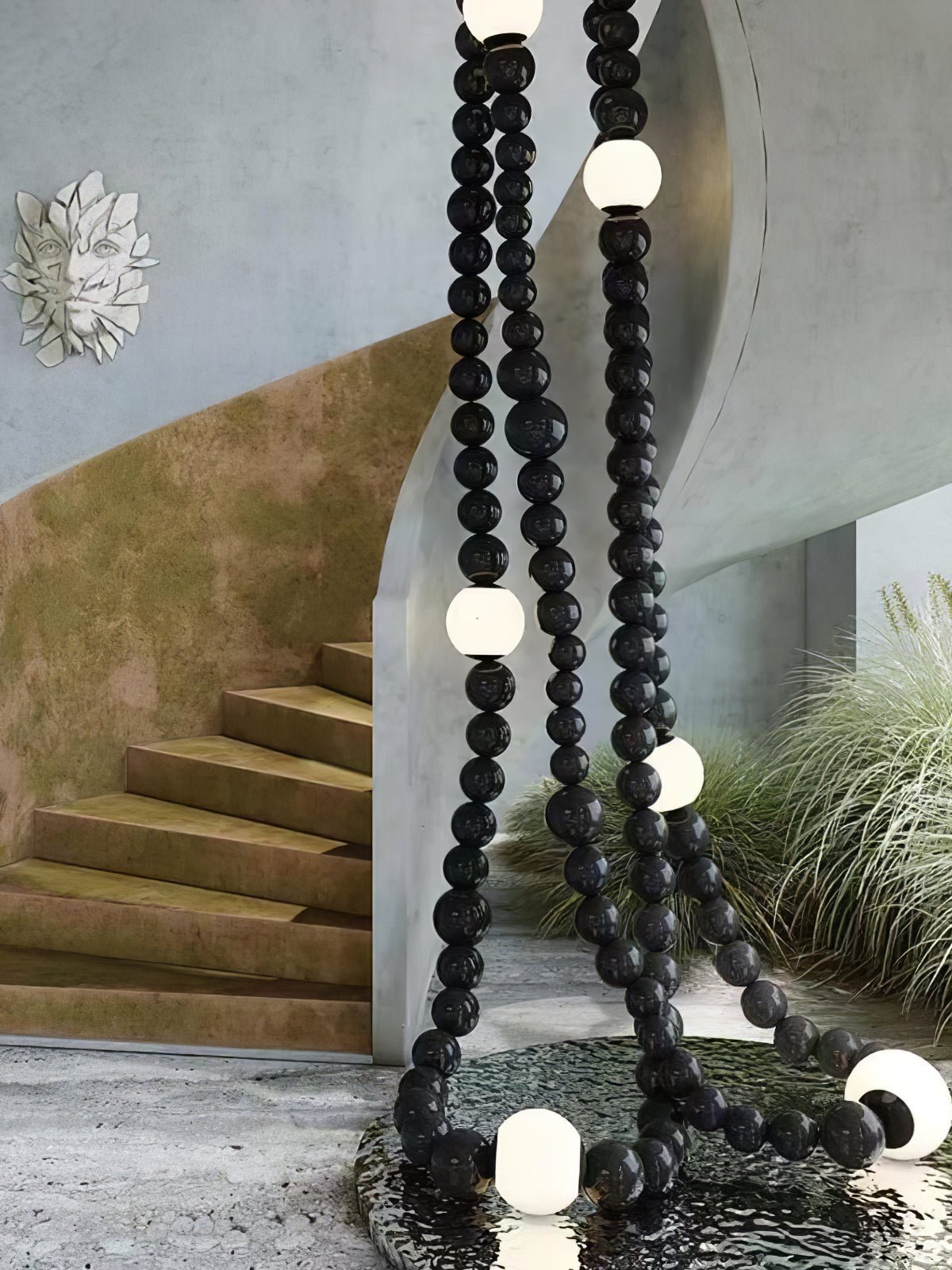 Enveriel Glass Chandelier-Moonnatur