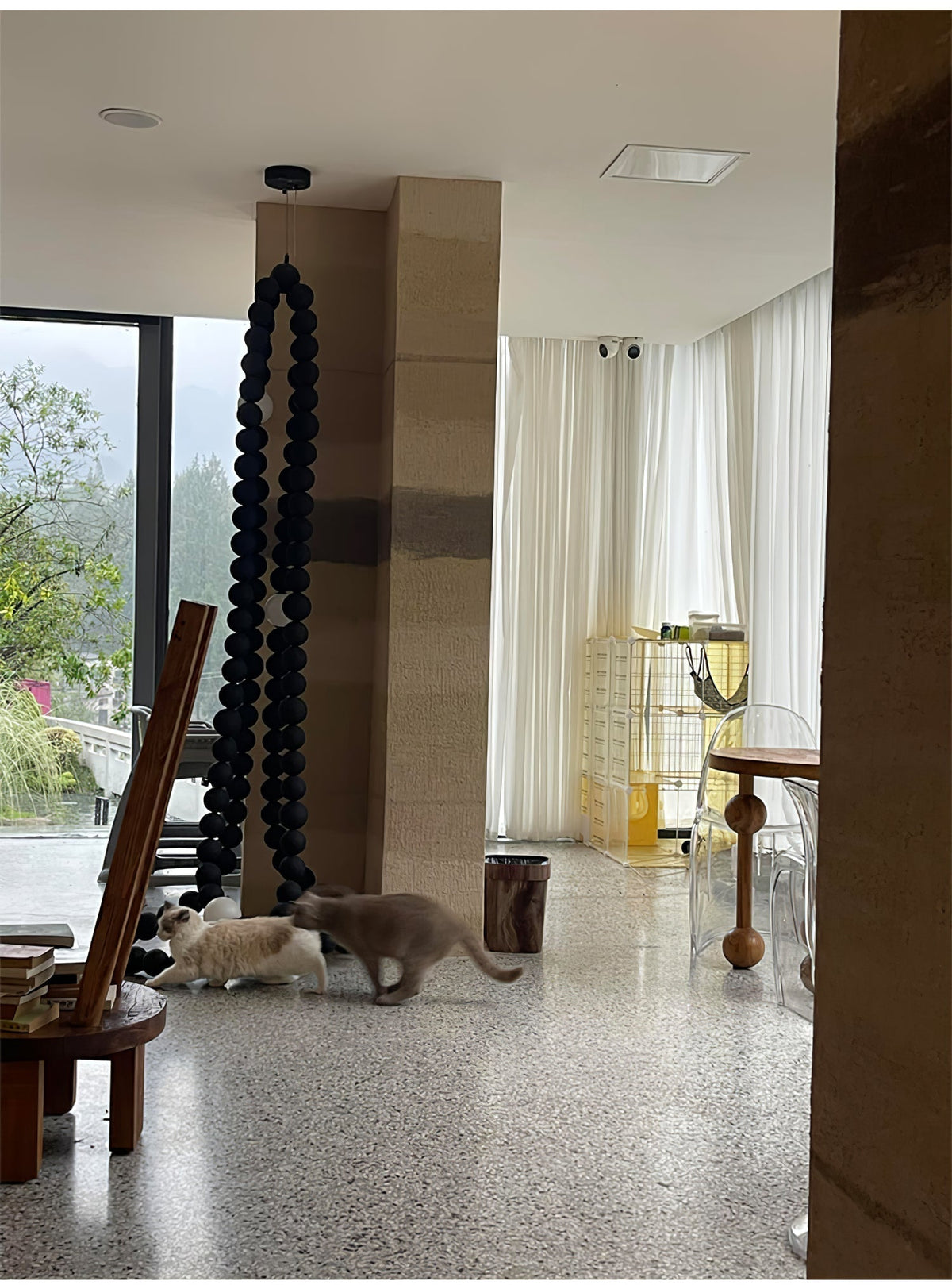 Enveriel Glass Chandelier-Moonnatur