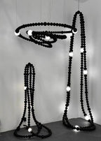 Enveriel Glass Chandelier-Moonnatur