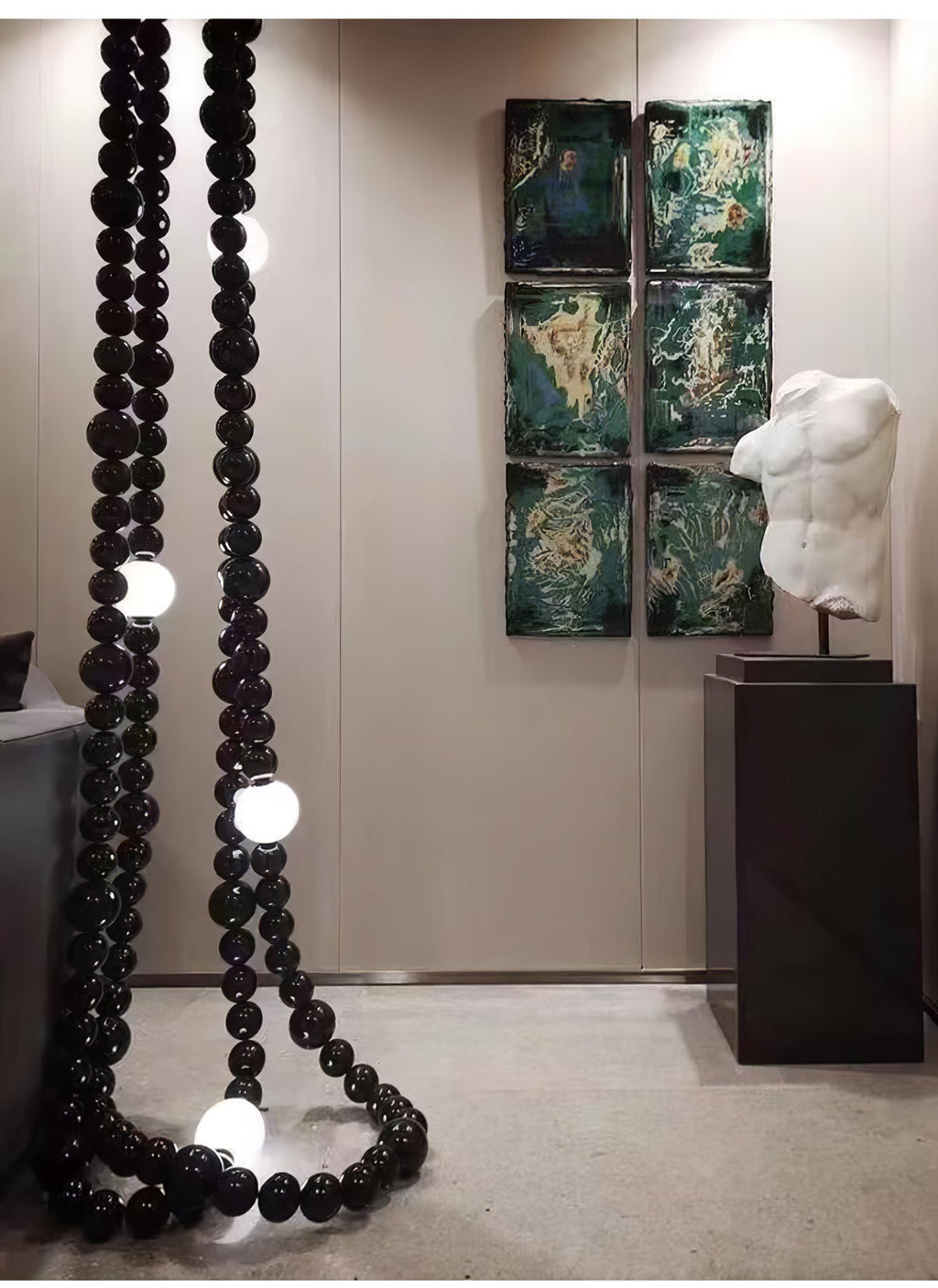 Enveriel Glass Chandelier-Moonnatur