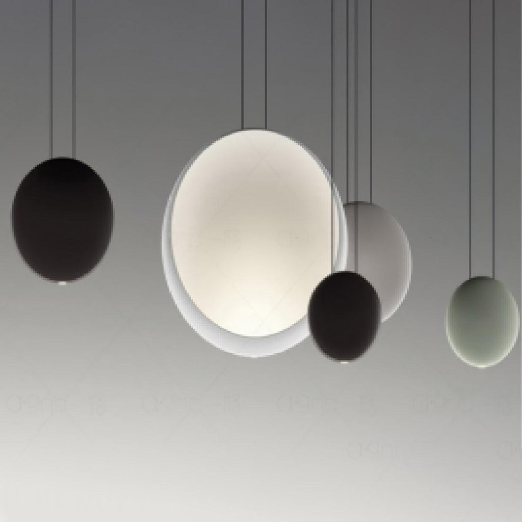 Roslyn Resin Pendant Light-Moonnatur