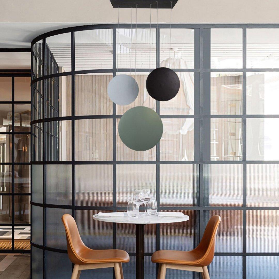 Roslyn Resin Pendant Light-Moonnatur