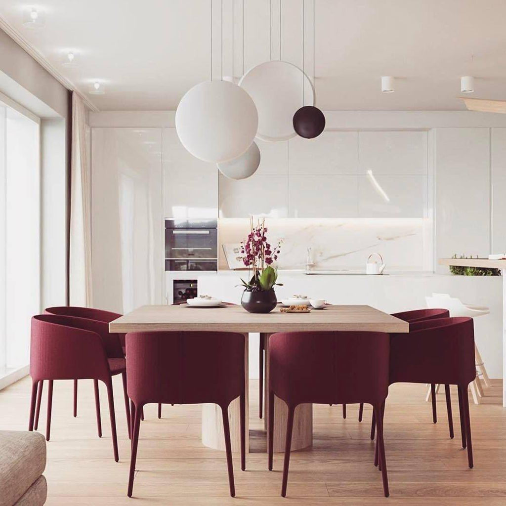 Roslyn Resin Pendant Light-Moonnatur