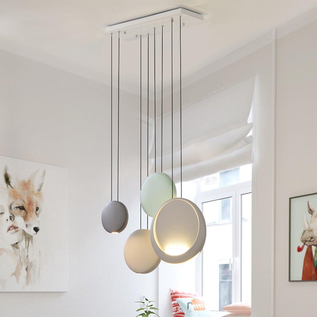Roslyn Resin Pendant Light-Moonnatur