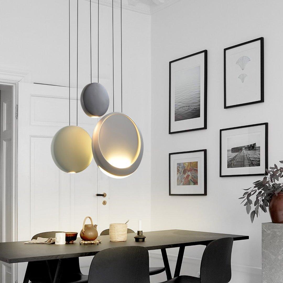 Roslyn Resin Pendant Light-Moonnatur