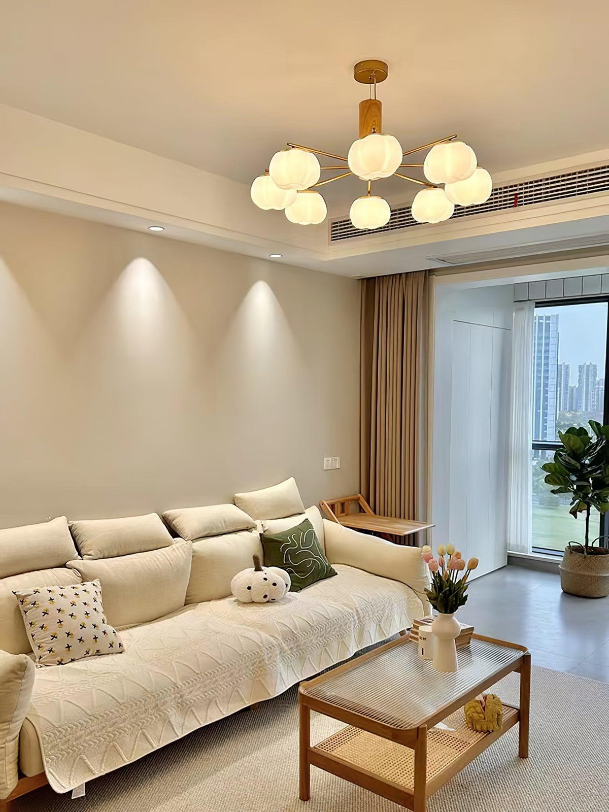 Jorrenwell Polyethylene Chandelier-Moonnatur