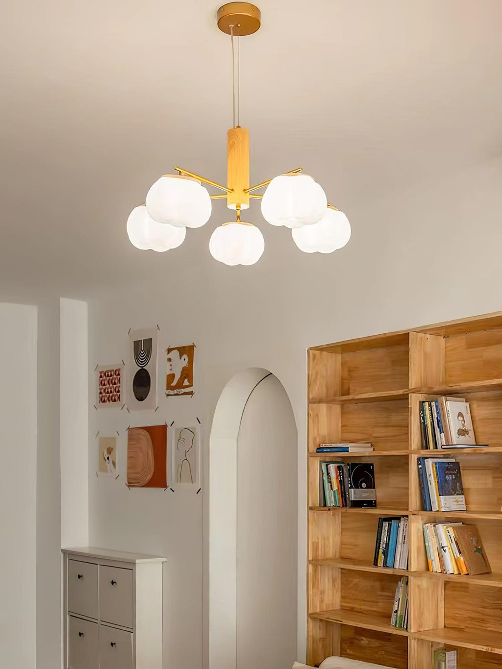 Jorrenwell Polyethylene Chandelier-Moonnatur