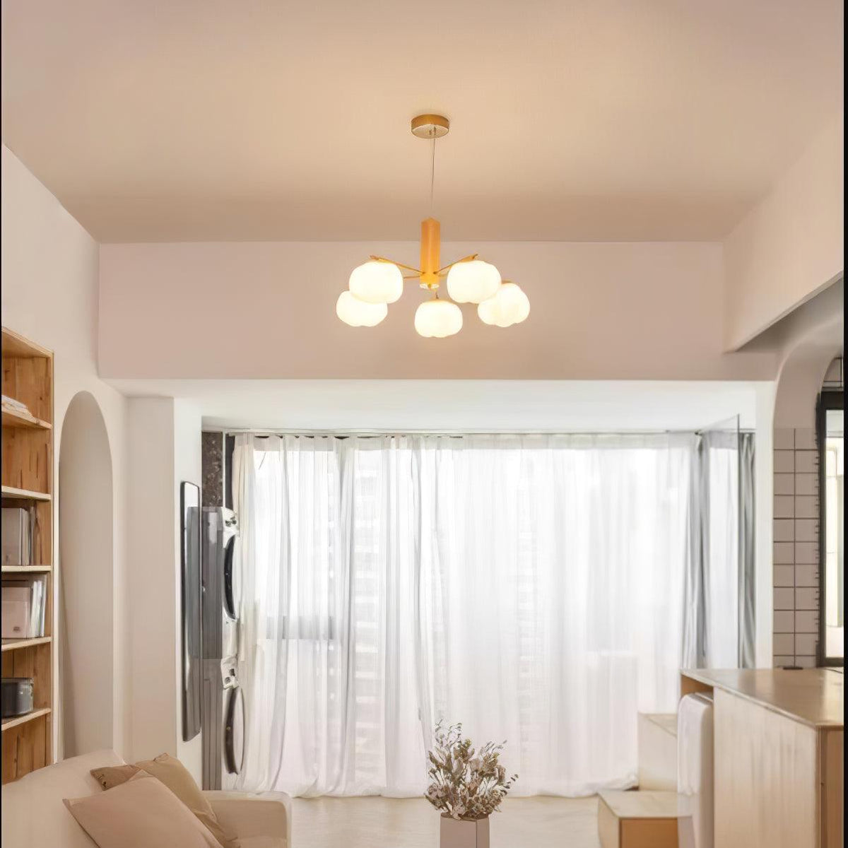 Jorrenwell Polyethylene Chandelier-Moonnatur