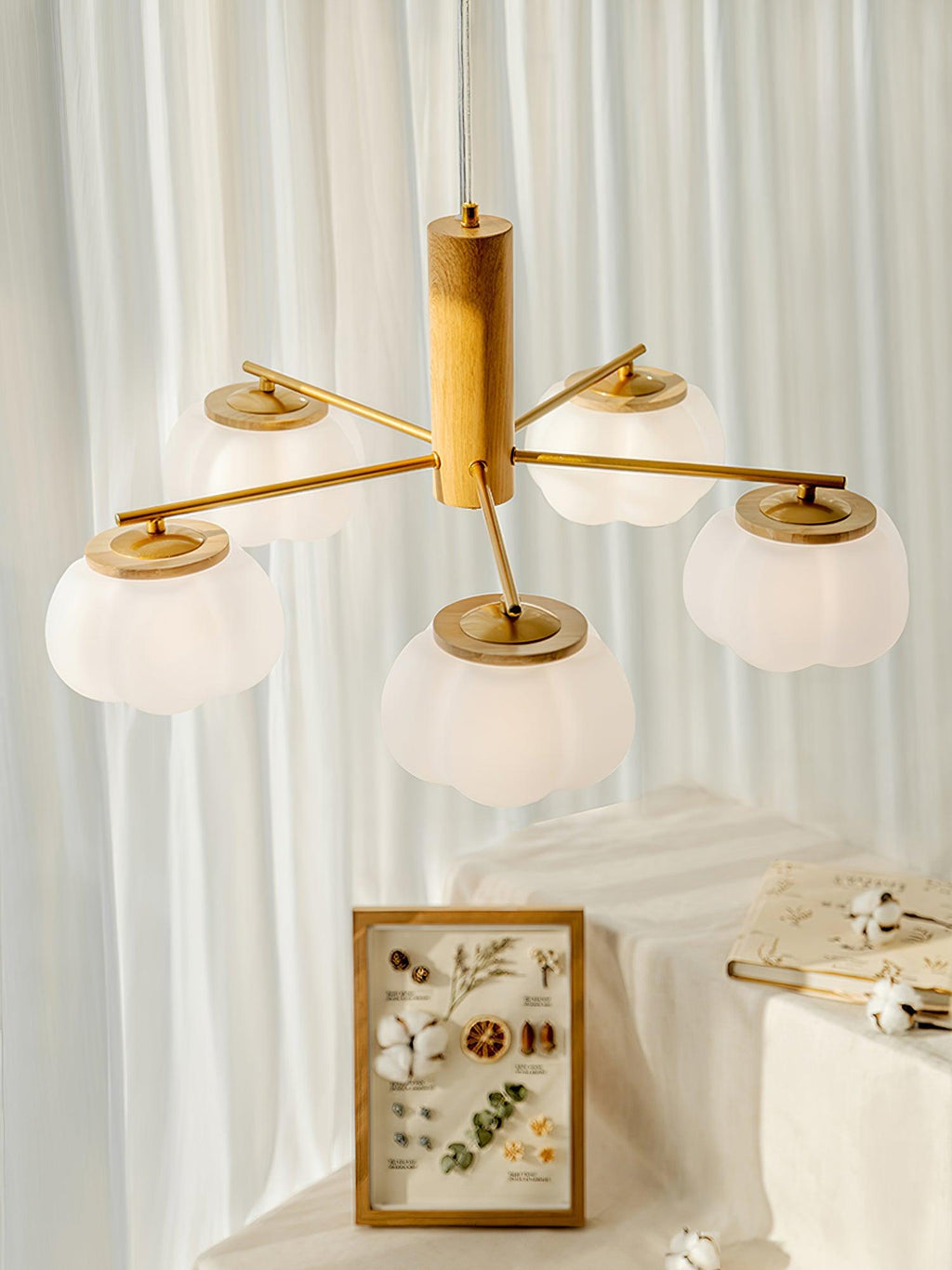 Jorrenwell Polyethylene Chandelier-Moonnatur