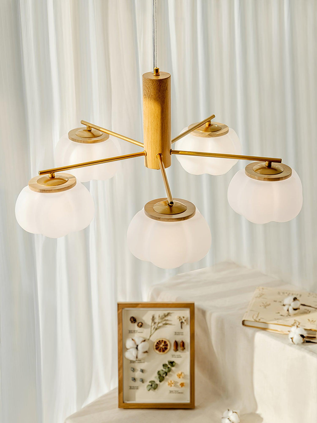 Jorrenwell Polyethylene Chandelier-Moonnatur