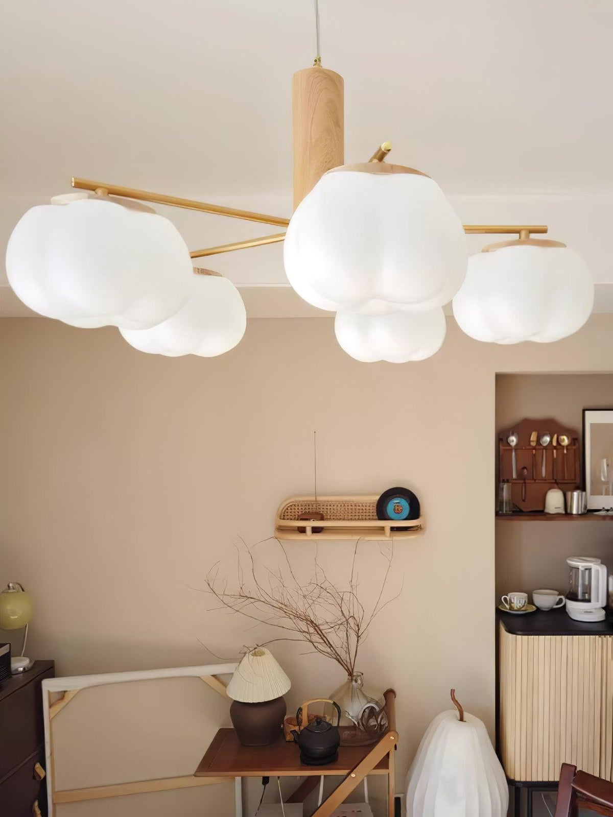 Jorrenwell Polyethylene Chandelier-Moonnatur