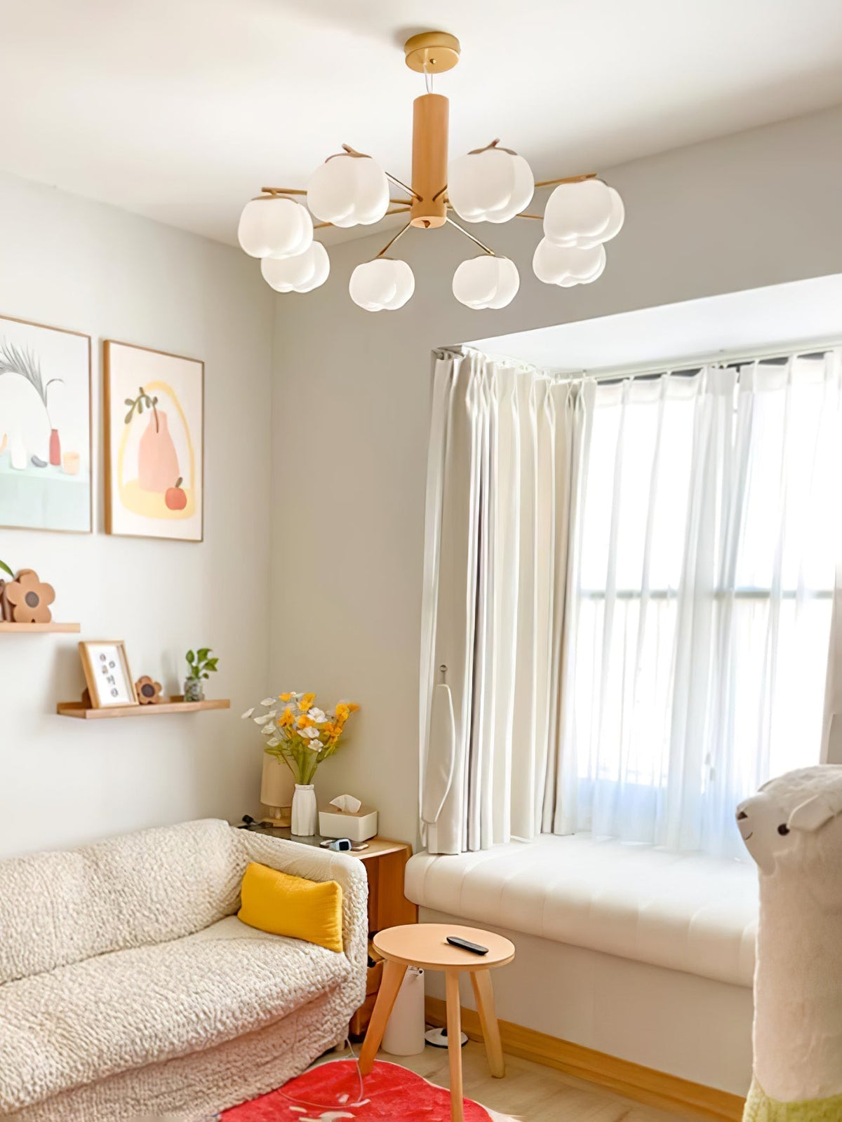 Jorrenwell Polyethylene Chandelier-Moonnatur