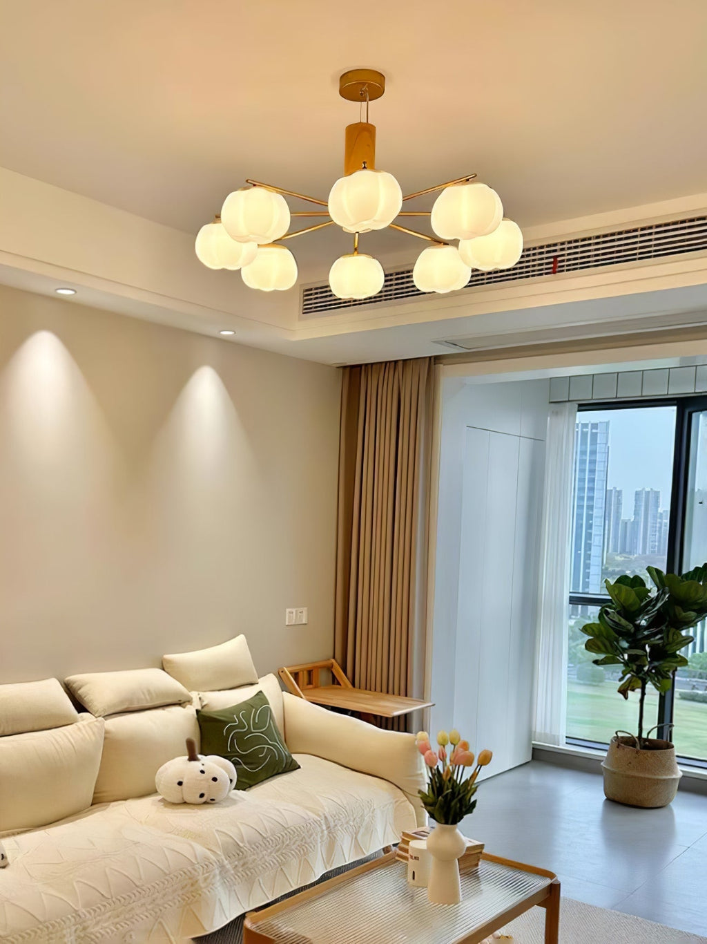 Jorrenwell Polyethylene Chandelier-Moonnatur