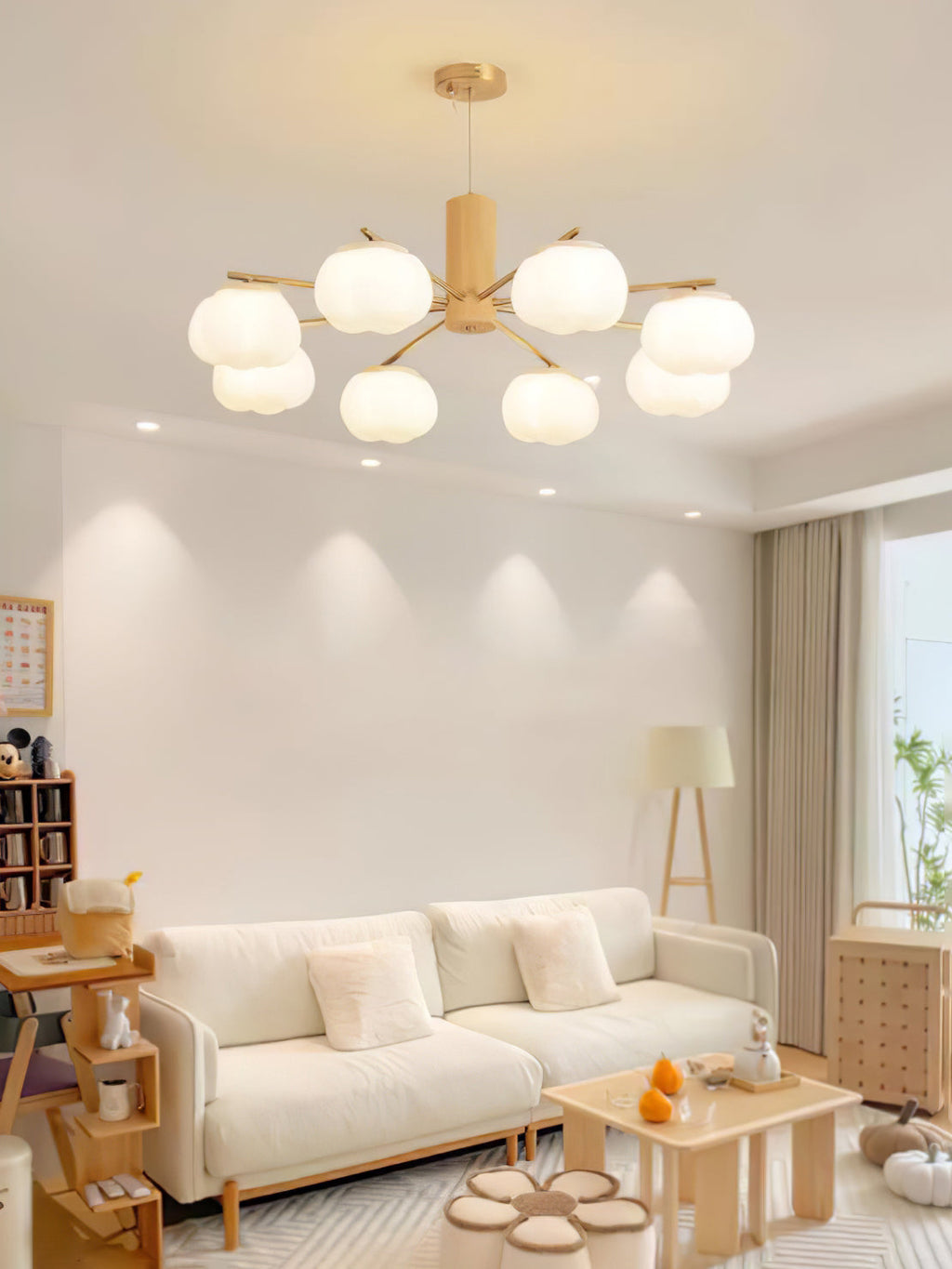 Jorrenwell Polyethylene Chandelier-Moonnatur