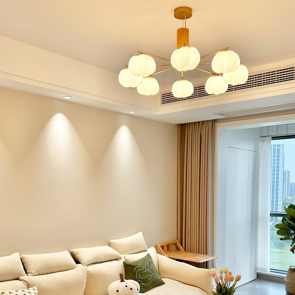 Jorrenwell Polyethylene Chandelier-Moonnatur
