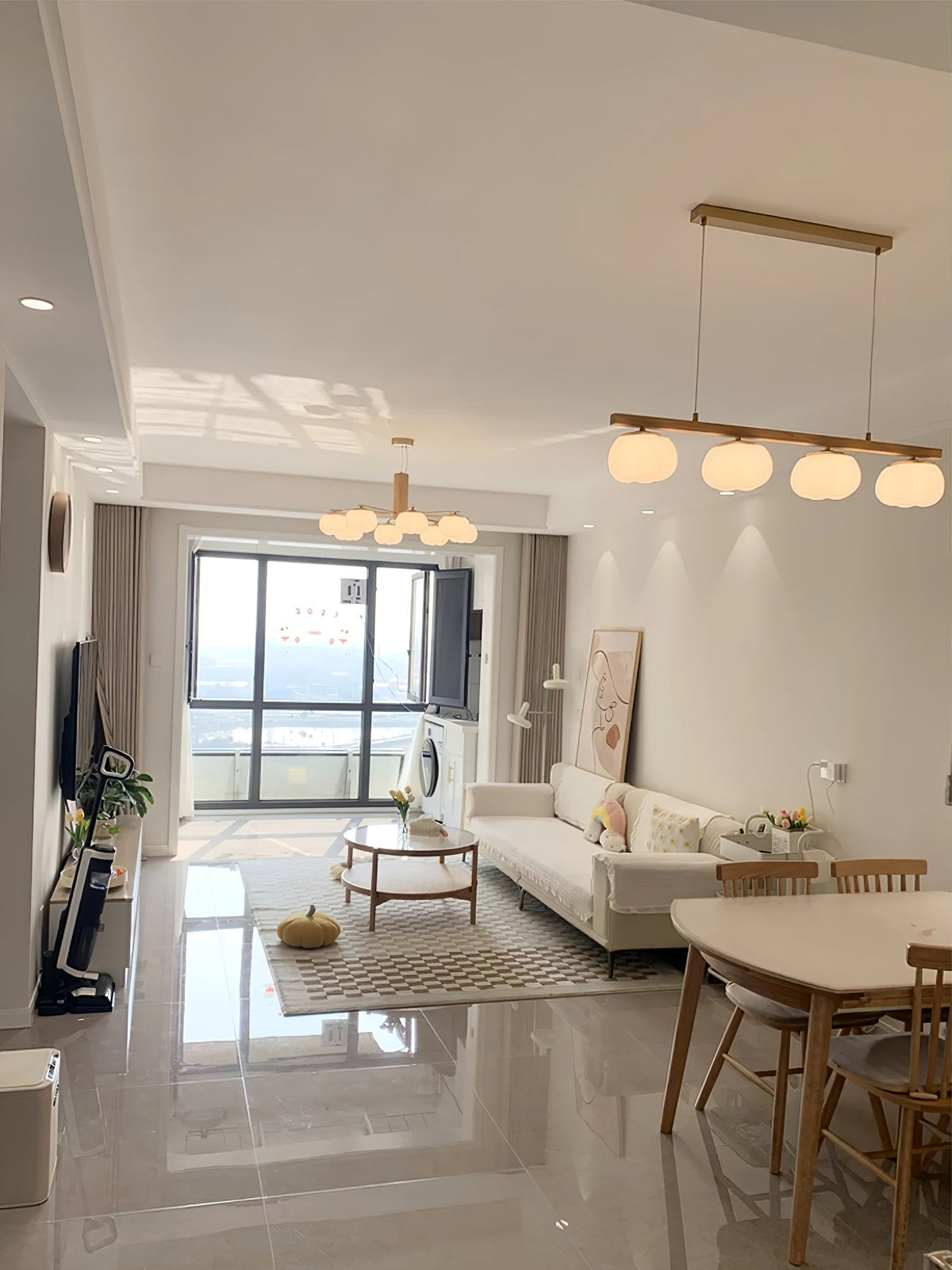 Jorrenwell Polyethylene Chandelier-Moonnatur