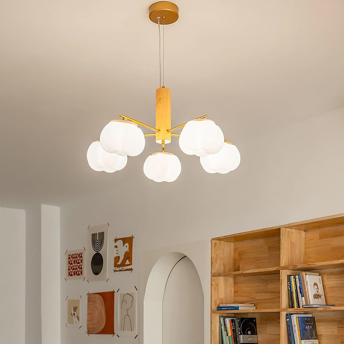 Jorrenwell Polyethylene Chandelier-Moonnatur