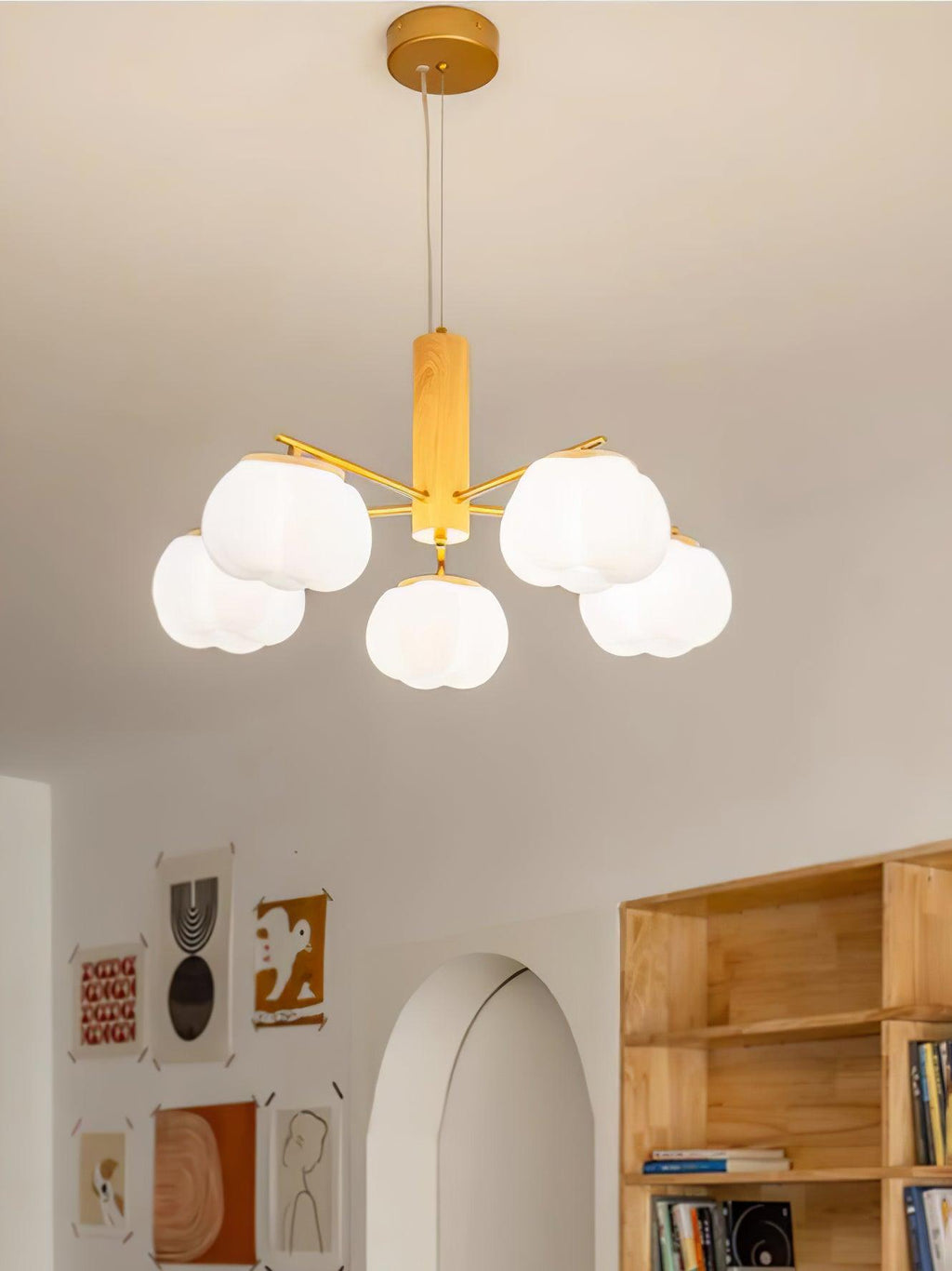 Jorrenwell Polyethylene Chandelier-Moonnatur
