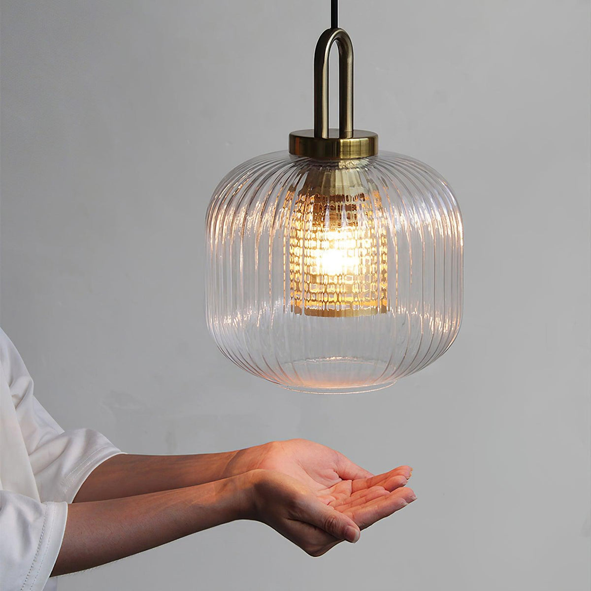Beldenelle Glass Pendant Light-Moonnatur