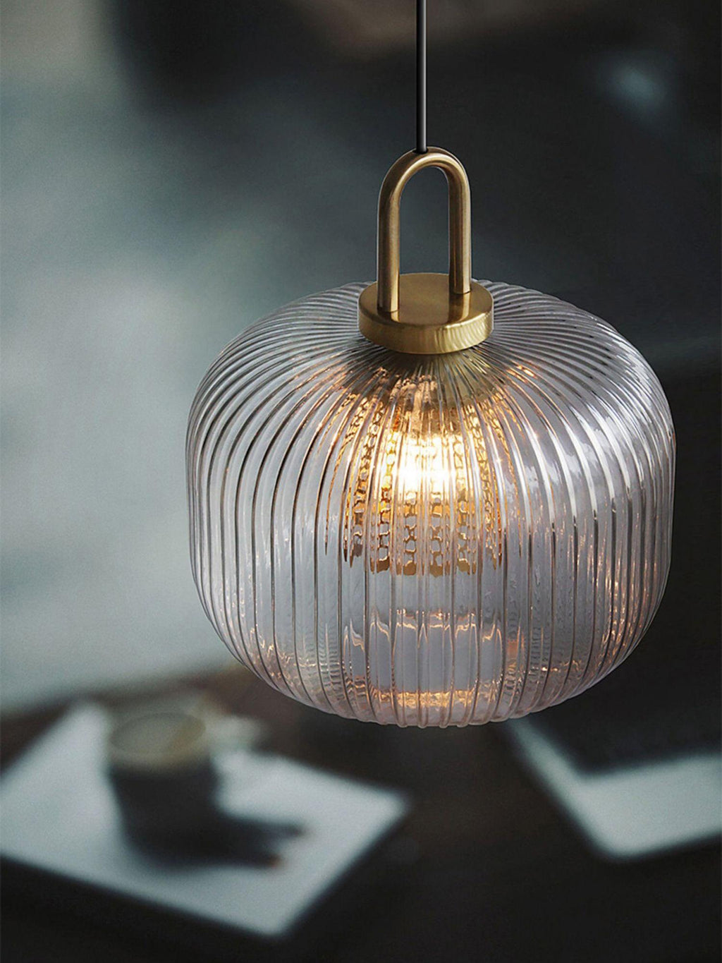 Beldenelle Glass Pendant Light-Moonnatur
