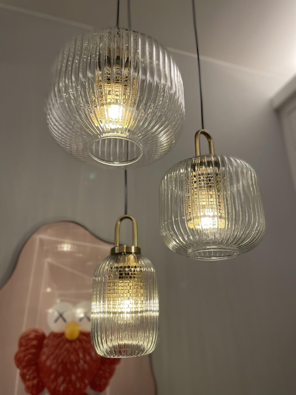 Beldenelle Glass Pendant Light-Moonnatur