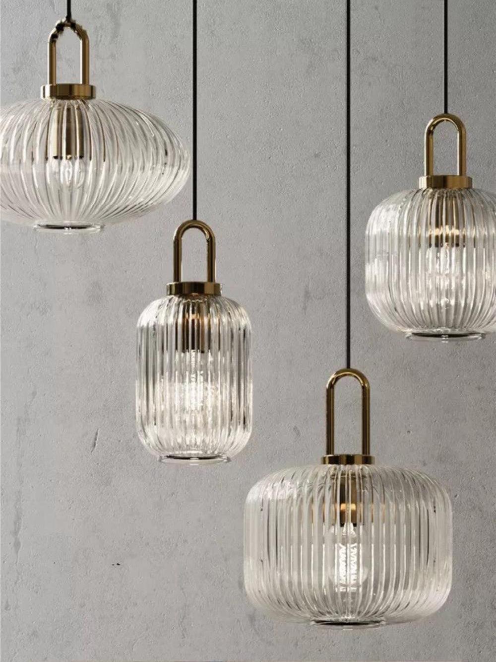 Beldenelle Glass Pendant Light-Moonnatur