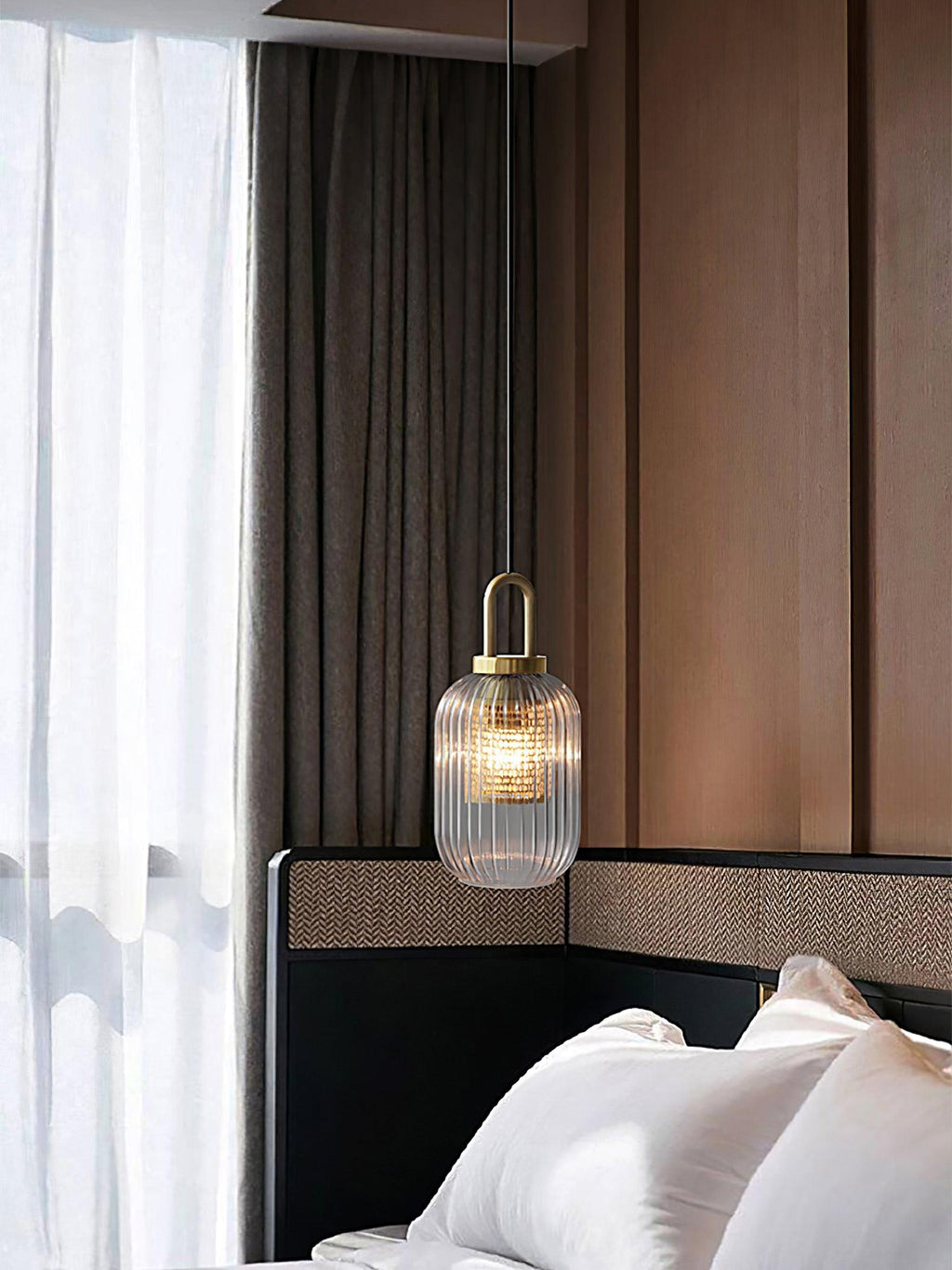 Beldenelle Glass Pendant Light-Moonnatur
