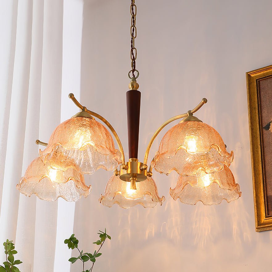 Gildenenis Glass Chandelier-Moonnatur