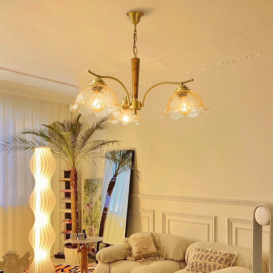 Gildenenis Glass Chandelier-Moonnatur