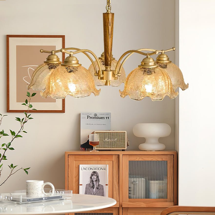 Gildenenis Glass Chandelier-Moonnatur
