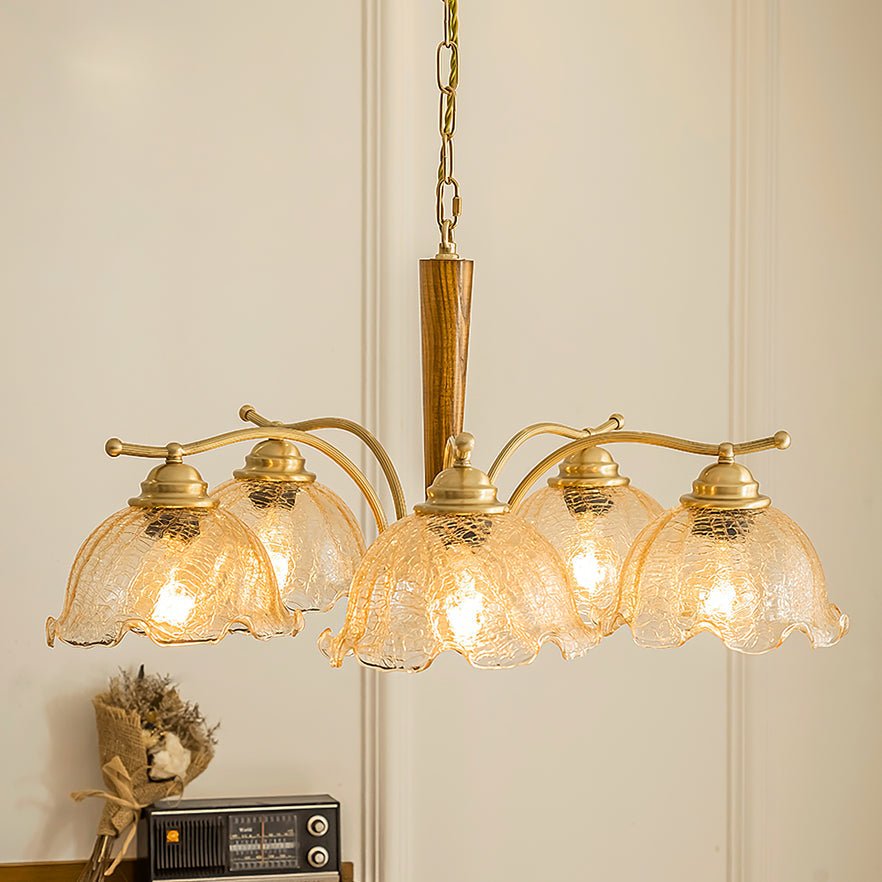 Gildenenis Glass Chandelier-Moonnatur