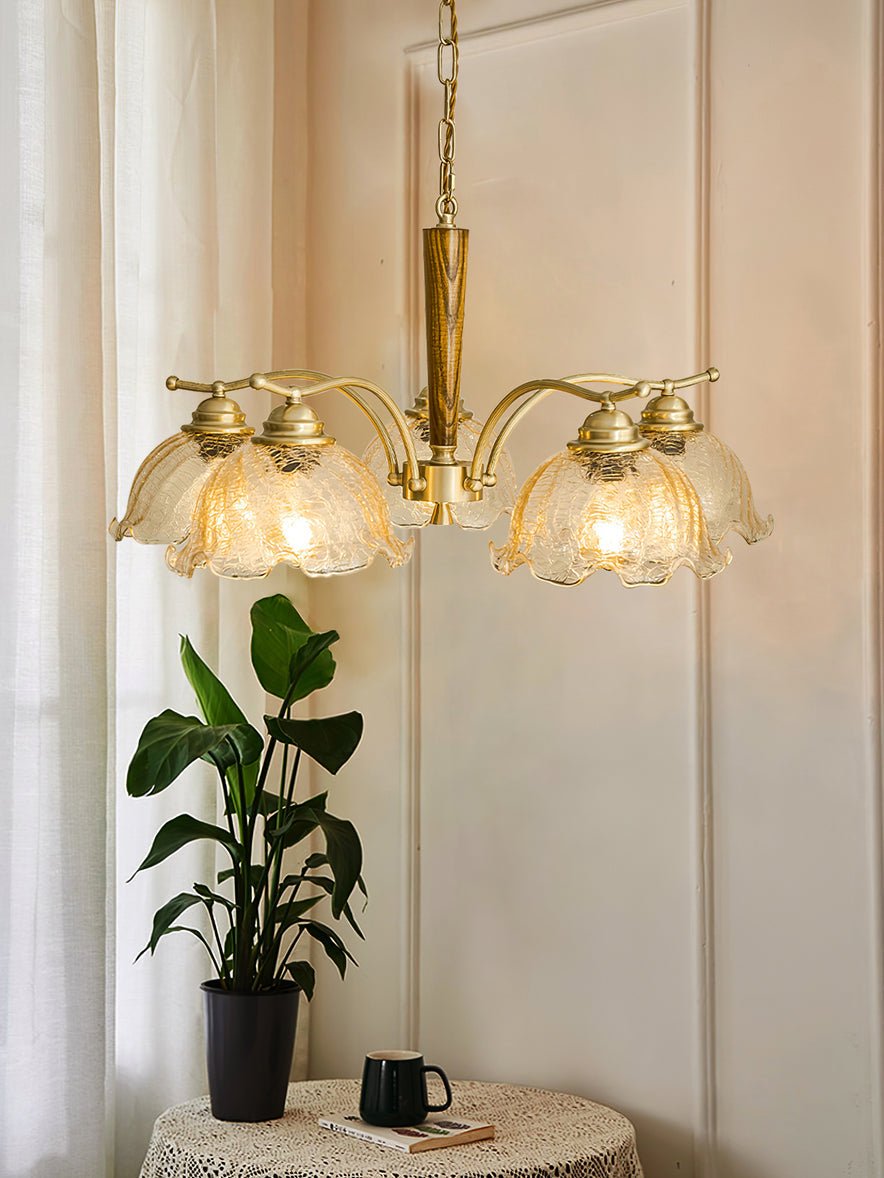 Gildenenis Glass Chandelier-Moonnatur