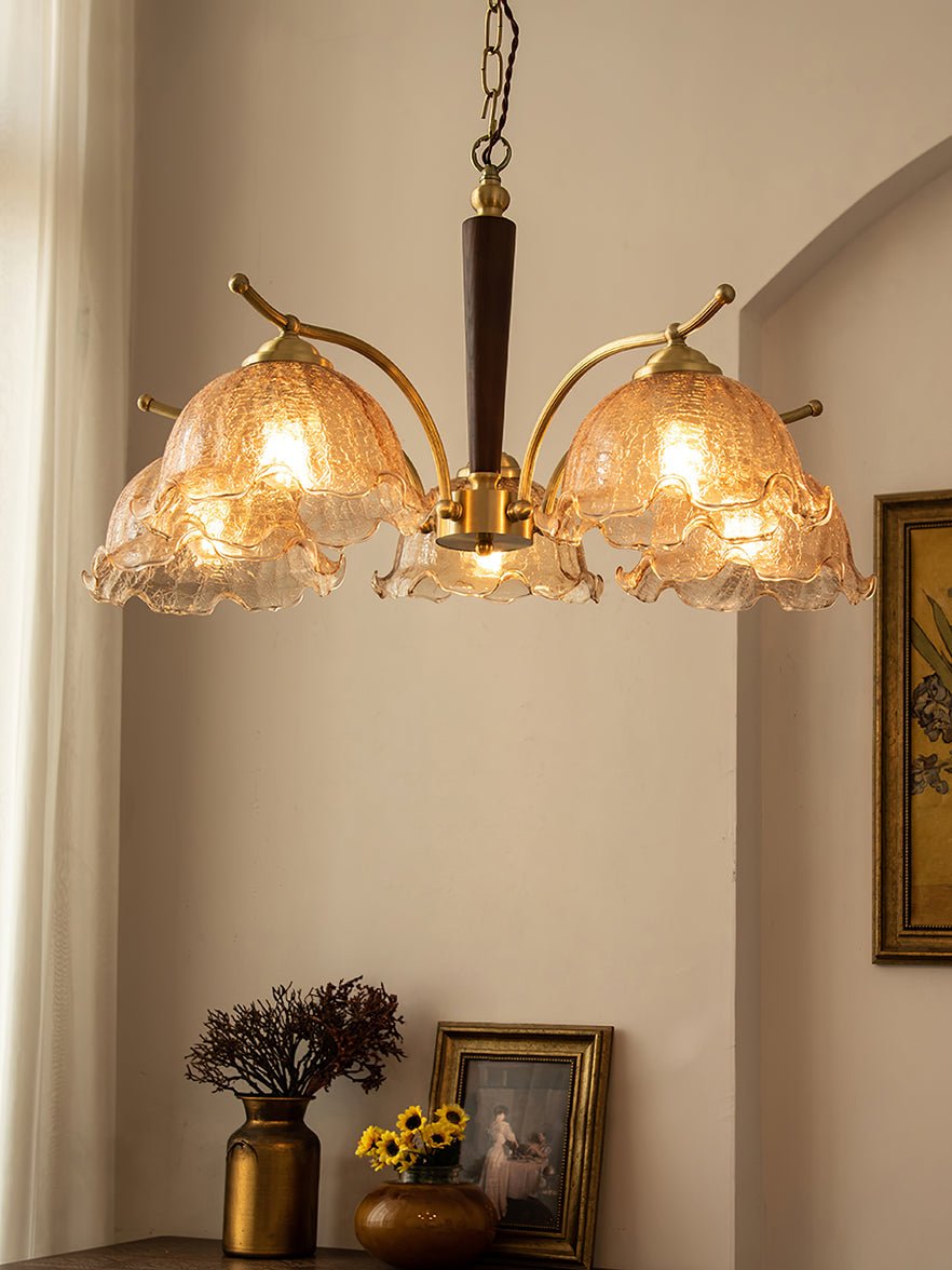 Gildenenis Glass Chandelier-Moonnatur