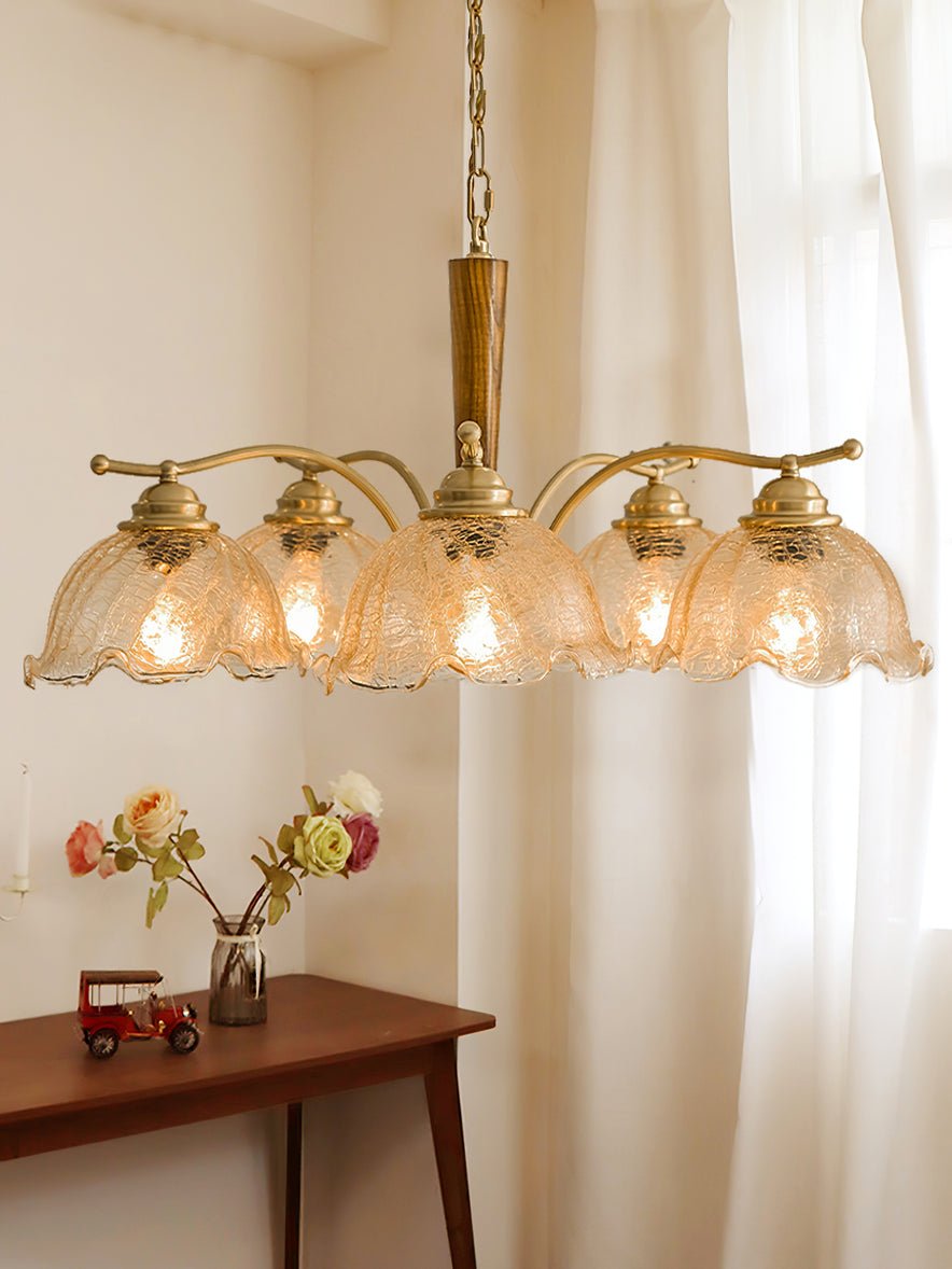 Gildenenis Glass Chandelier-Moonnatur