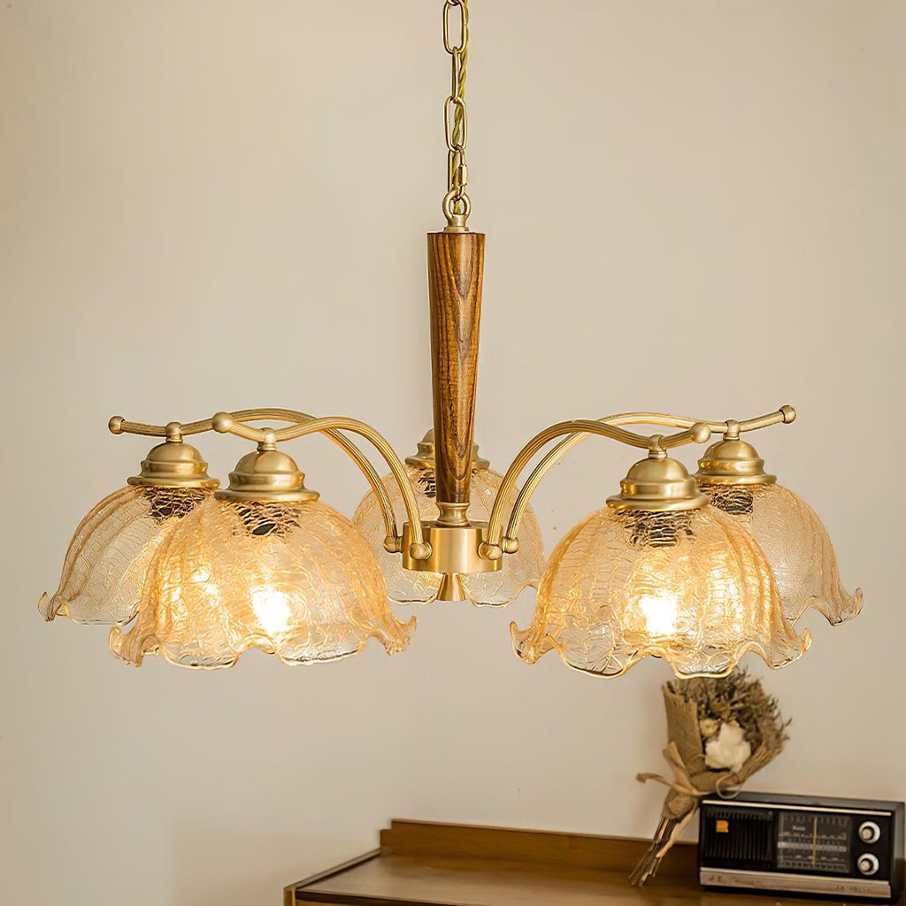 Gildenenis Glass Chandelier-Moonnatur