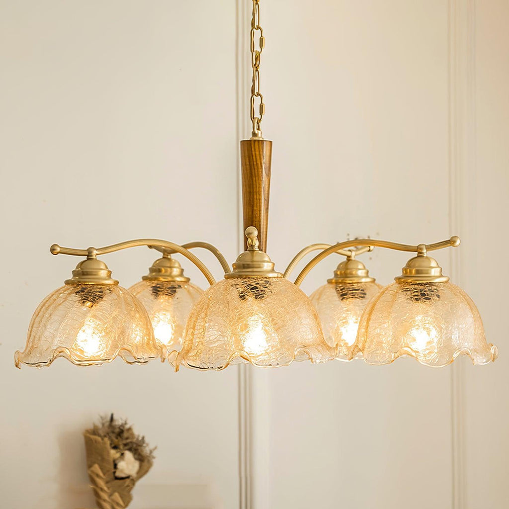 Gildenenis Glass Chandelier-Moonnatur