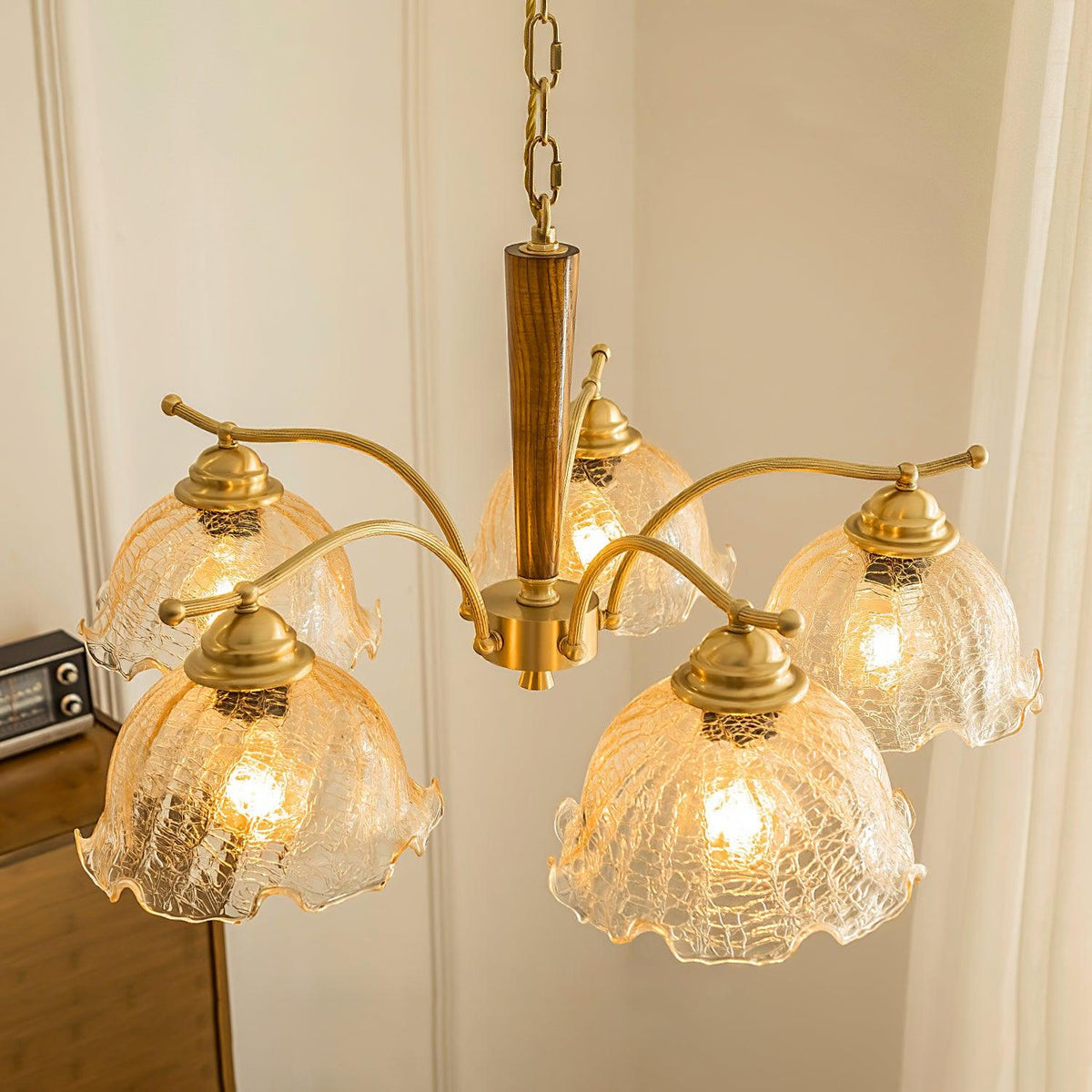 Gildenenis Glass Chandelier-Moonnatur